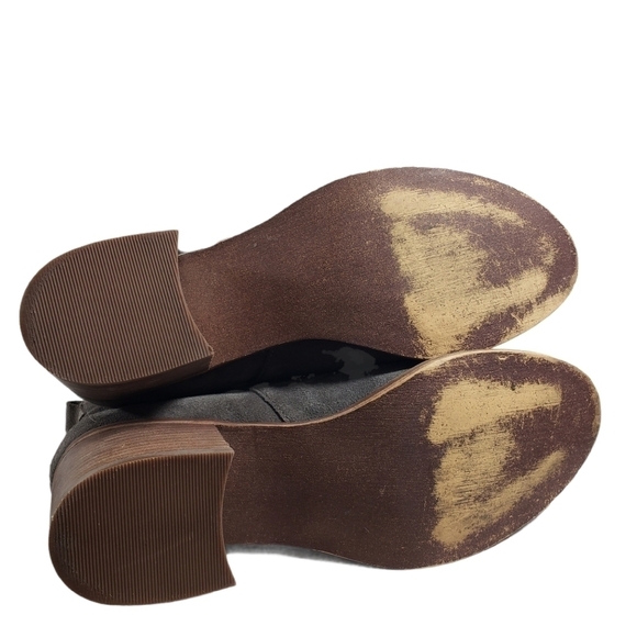 Just Fab Rhona Lace Up Faux Fur Boots Sz 6 - Picture 7 of 9